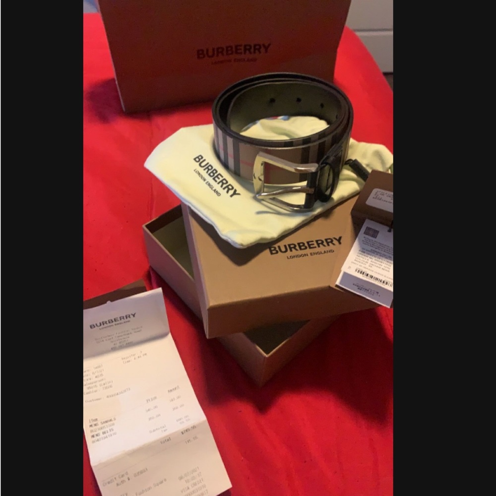 Authentic Burberry Belt Size 32